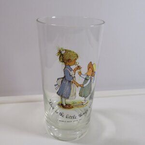 Holly Hobby 1970s "Love is the Little Things You Do" Glass